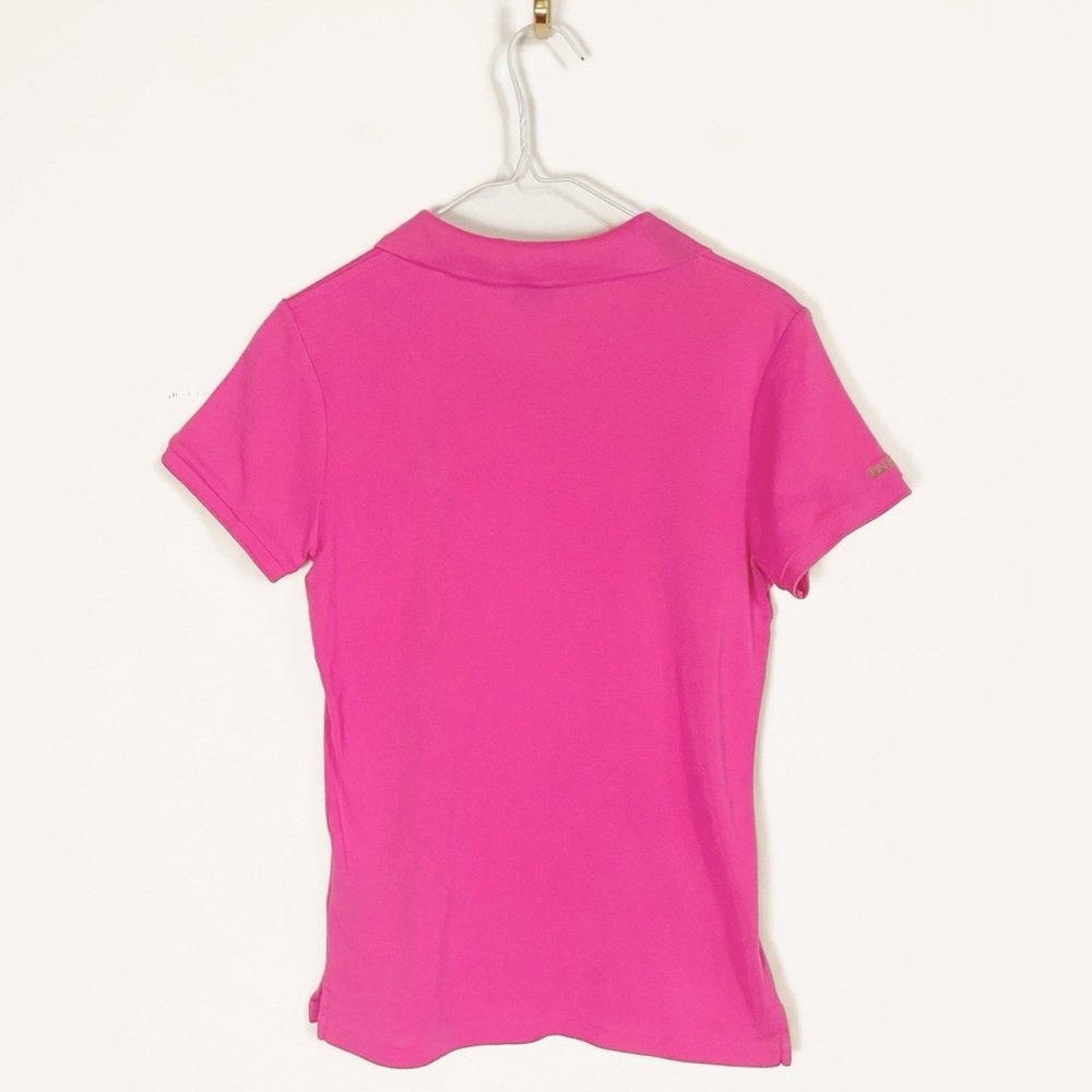 Ralph Lauren Womens Tailored Golf Fit Pink Polo Shirt size M Big Pony Preppy Y2K - Picture 2 of 15